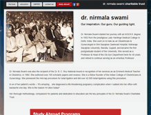 Tablet Screenshot of drnswami.org